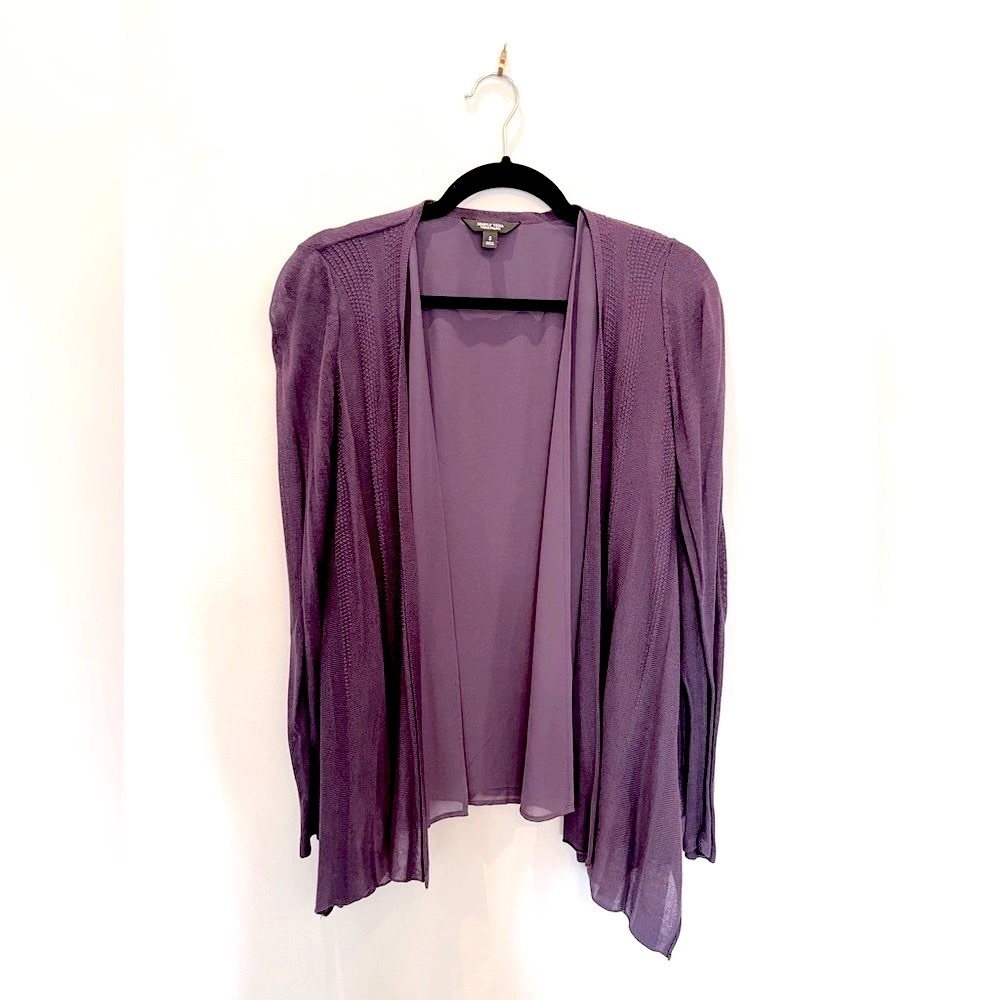 💜Vera Wang Waterfall Cardigan